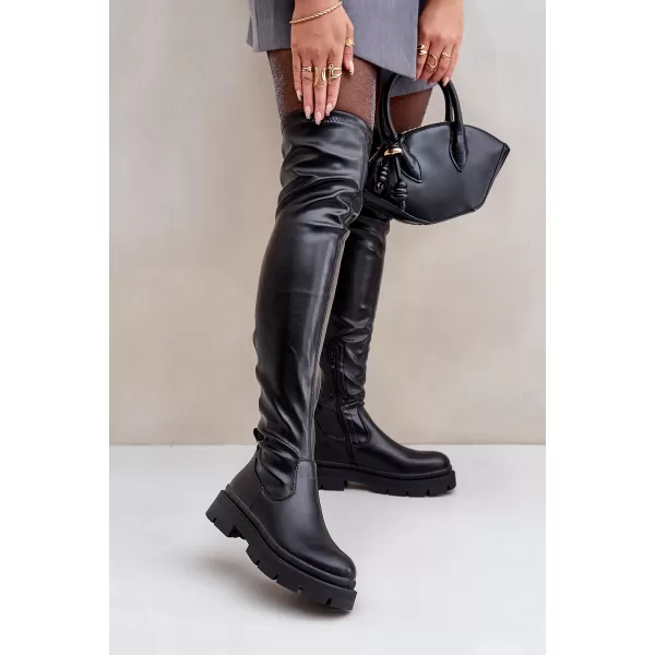  Damenstiefel BOTO 1987-H18 SCHWARZ 