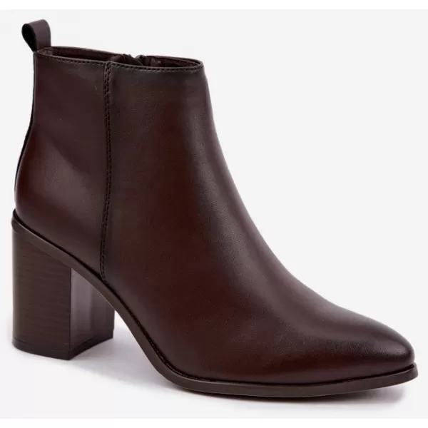  Damen-Stiefeletten SERGIO LEONE BT-50-S SCHOKOLADE 