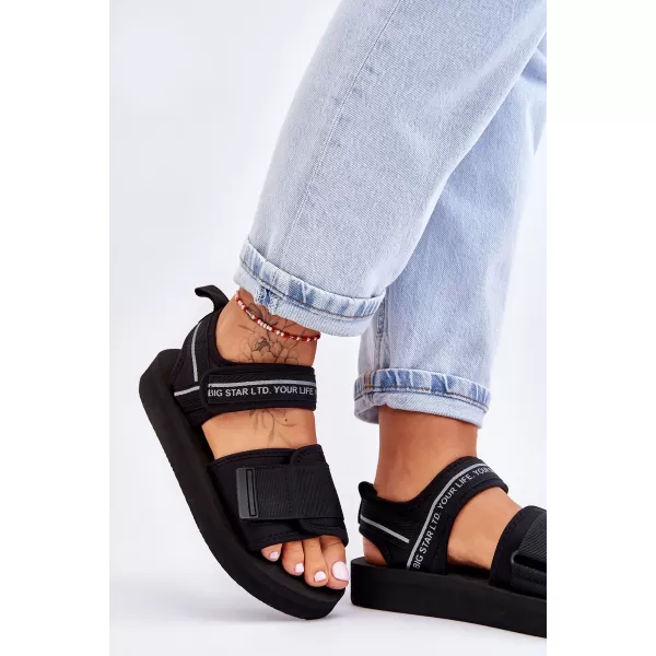  Damensandalen BIG STAR SHOES LL274784 SCHWARZ 
