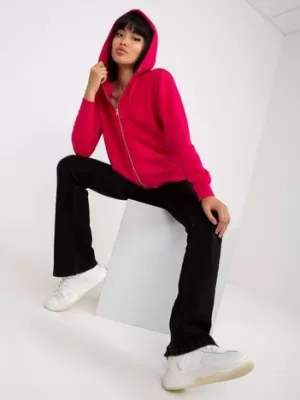 Damen-Sweatshirt BASIC FEEL GOOD B-002.02X FUCHSIE