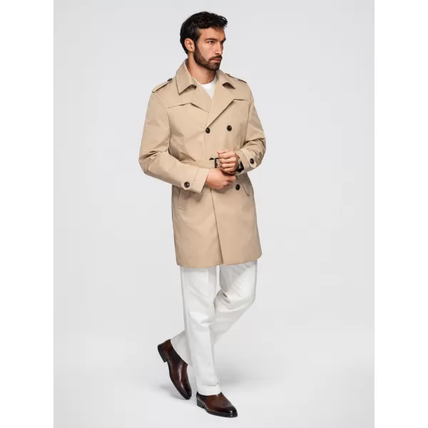  Herrenmantel OMBRE OM-COLC-0146 BEIGE 