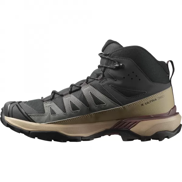  Herrenschuhe SALOMON X ULTRA 360 MID GORE-TEX L47743300 PHANTOM/DESSERTBRÄUNE/RUM-ROSINE 