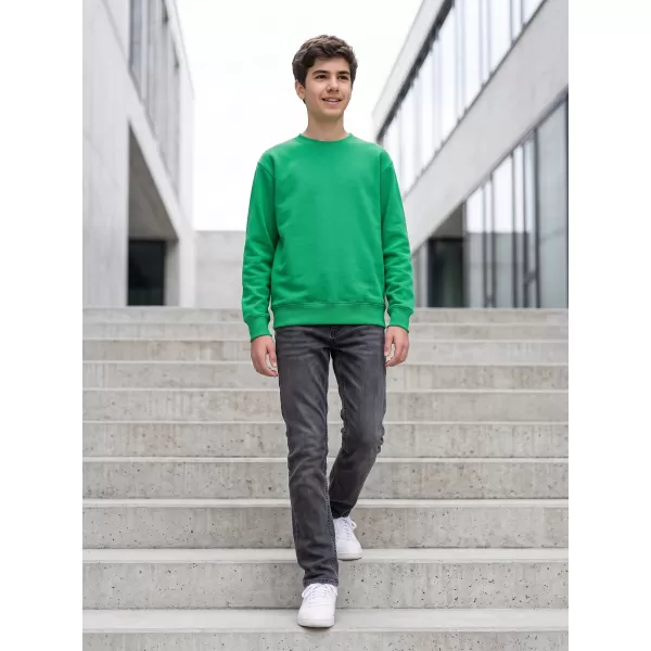  Kinder-Sweatshirt MALFINI CREW 427 MITTELGRÜN 