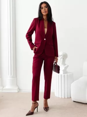 Damen-Set DSTREET AY1246 BURGUND