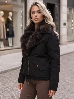Damenjacke DSTREET TY6072 SCHWARZ