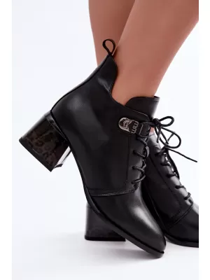 Damen-Stiefeletten BOTO 26BT24-383 SCHWARZ