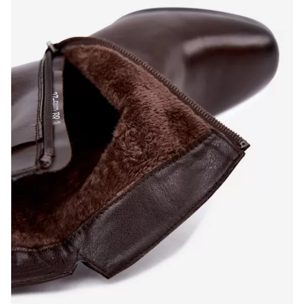  Damen-Stiefeletten VINCEZA 58660 BRAUN 