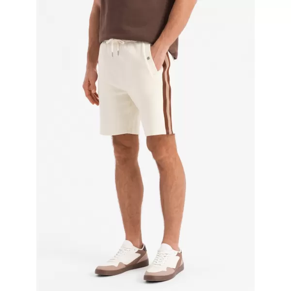  Herren-Shorts OMBRE Z128 CREME/OLIV 