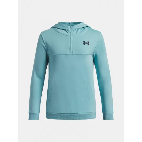  Jungen-Sweatshirt UNDER ARMOUR RIVAL LW 1/4 ZIP HOODIE 6009316-425 BLAU 