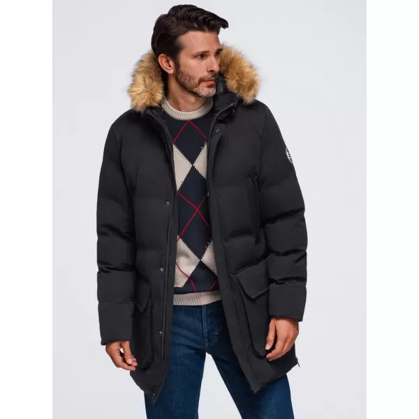  Herrenparka OMBRE OM-JALJ-0310 SCHWARZ 