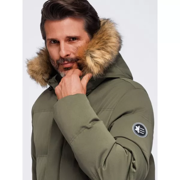 Herrenparka OMBRE OM-JALJ-0310 DUNKLES OLIV 