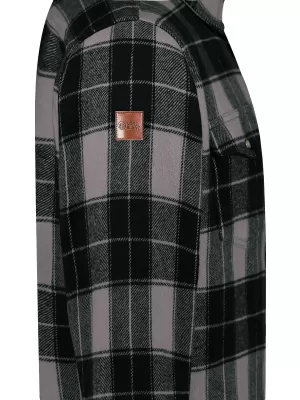 Herren-Flanellhemd NORDBLANC FEN NBSSM8369 GRAU