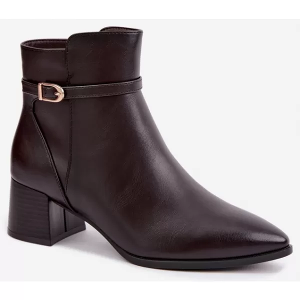  Damen-Stiefeletten SERGIO LEONE BT-33 KAFFEE 