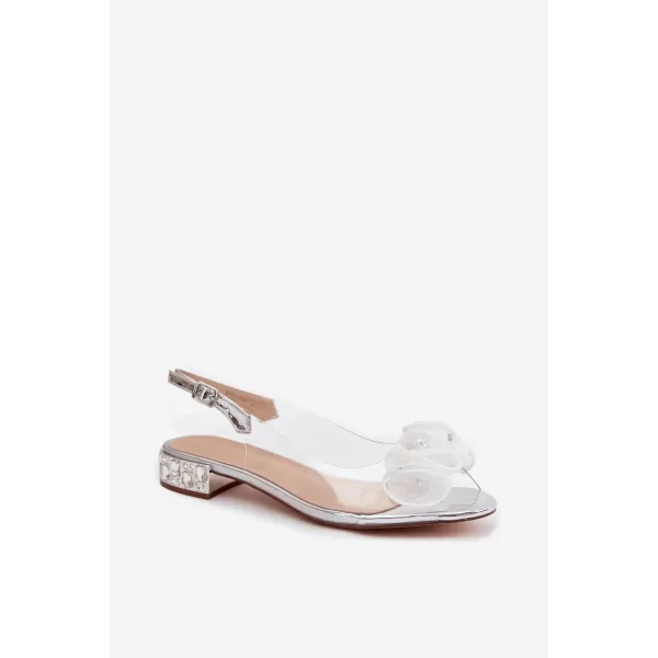 Damensandalen D&A MR61-9002 SILBER 