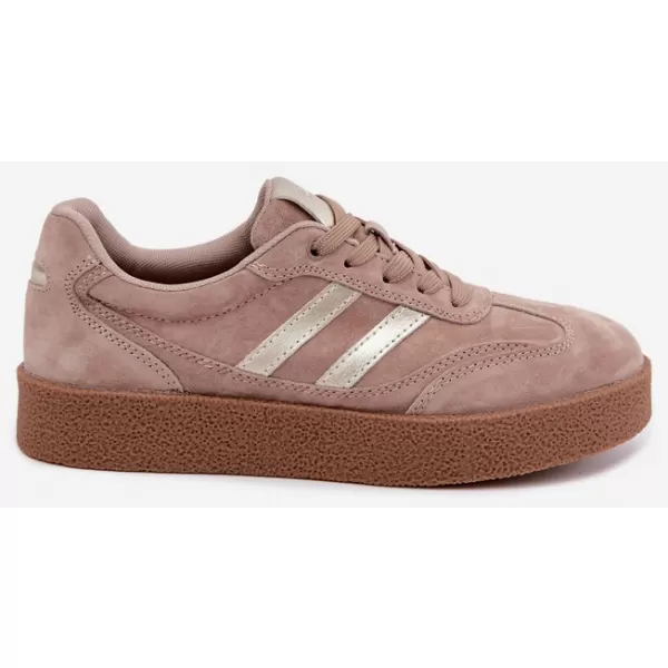  Damen-Sneaker D&A LR62-7107 BRAUN 