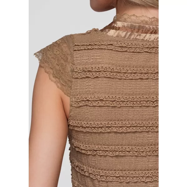  Damenbluse OMBRE OW-TS-E0066 TAUPE 