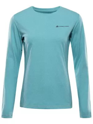 Schnell trocknendes Damen-T-Shirt ALPINE PRO LOUSA AQUA-MEER