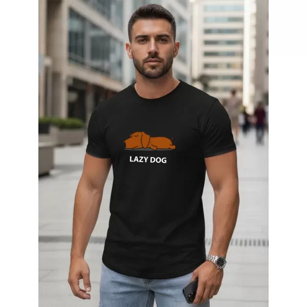  Herren-T-Shirt DSTREET NX5092R-BK SCHWARZ 