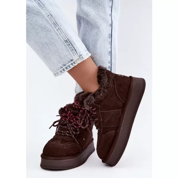  Schneemänner für Frauen BIG STAR SHOES UU274312 SCHOKOLADE 