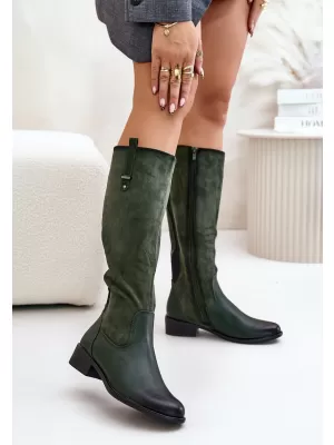 Damenstiefel BOTO ASA198-22 OLIVE
