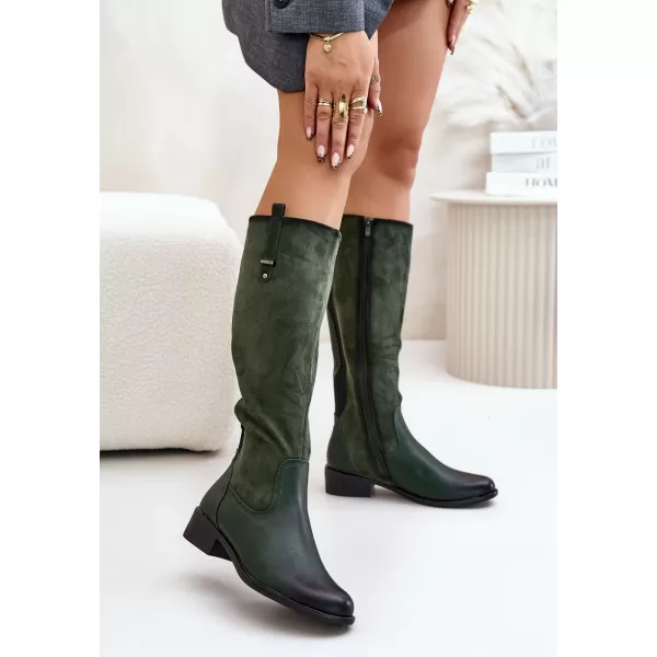  Damenstiefel BOTO ASA198-22 OLIVE 