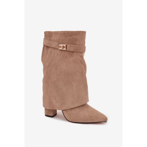  Damen-Stiefeletten BOTO LA3116 KHAKI 