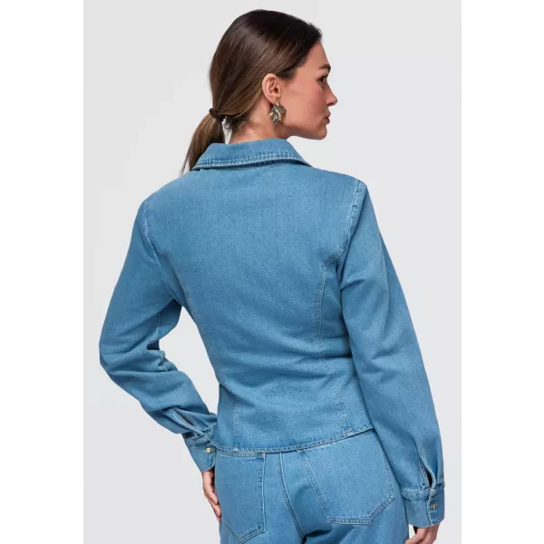  Damenhemd OMBRE OW-SH-E0070 BLAU 