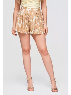 Damen-Shorts OMBRE OW-ST-E0015 BEIGE