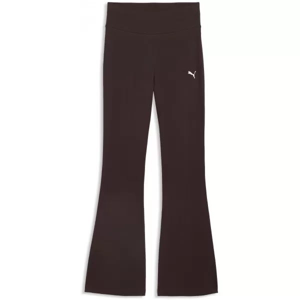  Leggings für Damen PUMA ESS HIGH-WAIST FLARED LEGGINGS 63154233 SCHOKOLADENFONDUE 