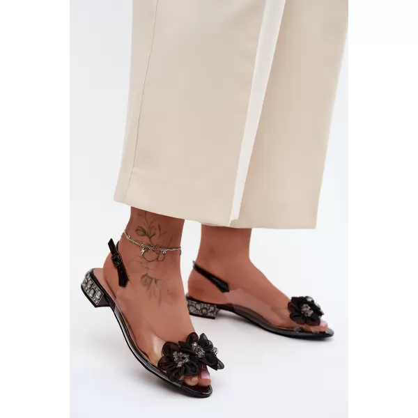  Damensandalen D&A MR61-9006 SCHWARZ 