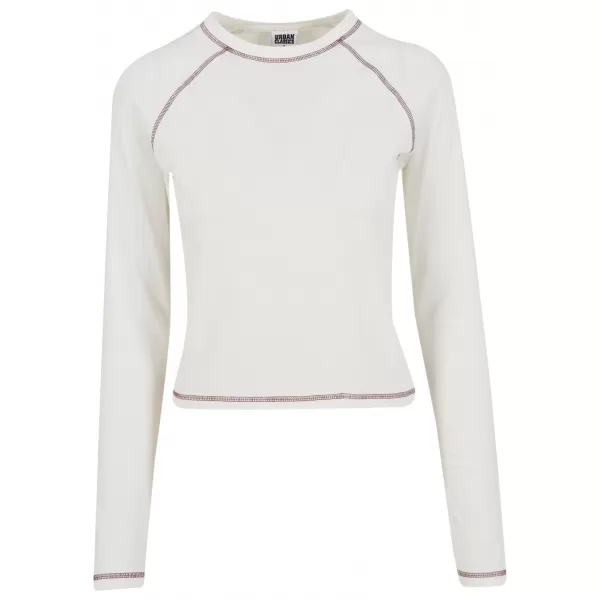  Damen-T-Shirt URBAN CLASSICS TB7730 CREMEFARBEN 