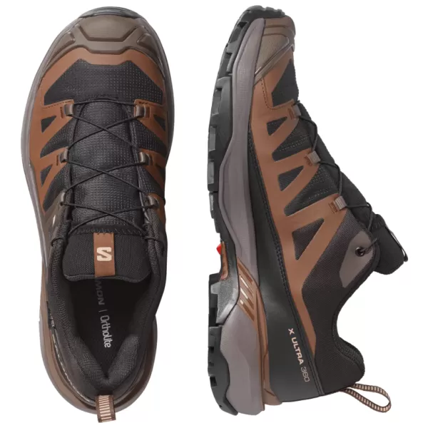  Herrenschuhe SALOMON X ULTRA 360 GORE-TEX L45473300 SCHWARZ/DUNKLES MÖWENGRAU/DUNKLE ERDE 