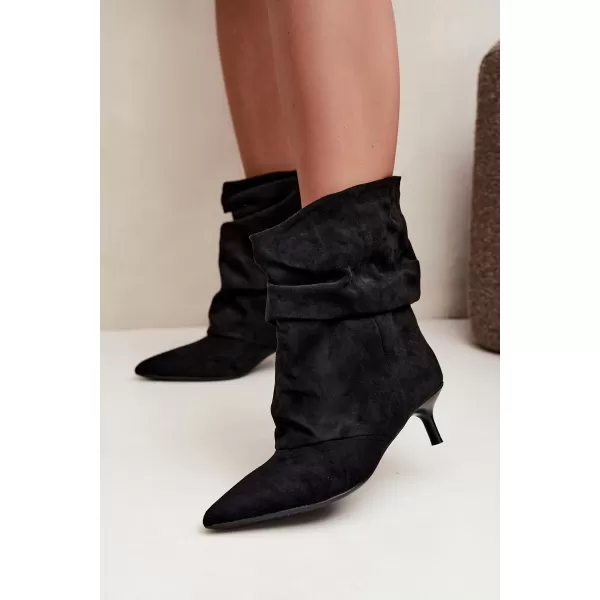  Damen-Stiefeletten BOTO 7100 SCHWARZ 