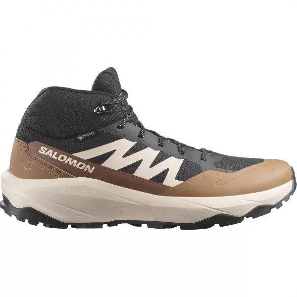  Herrenschuhe SALOMON OUTSCAPE MID GTX L45410800 SCHWARZ/REGENTAG/KOJOTENBRAUN 