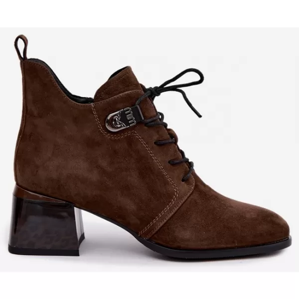  Damen-Stiefeletten BOTO 26BT24-383 KAFFEE 