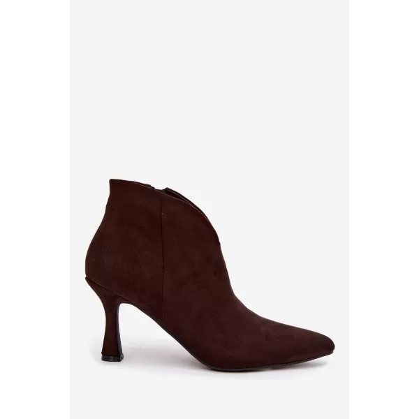 Damen-Stiefeletten BOTO D-219 KAFFEE 