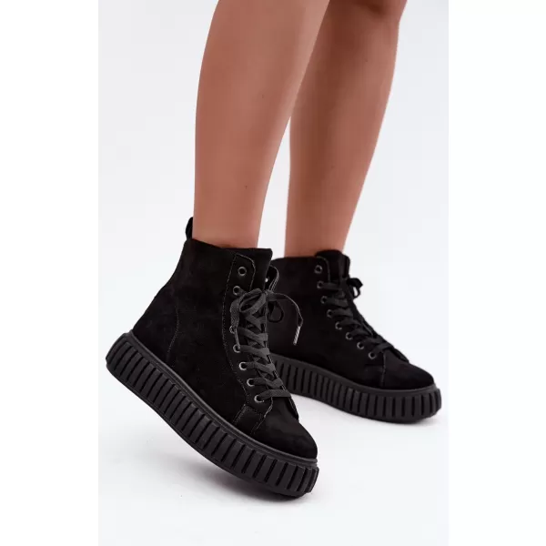  Damen-Sneaker BOTO LA372 SCHWARZ 