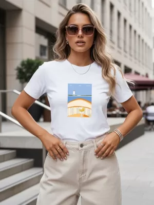 Damen-T-Shirt DSTREET NX8027RY-WH WEIß