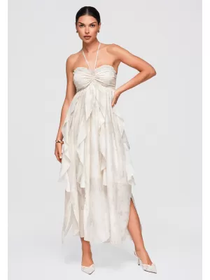 Kleid OMBRE OW-DLR-E0016 BEIGE