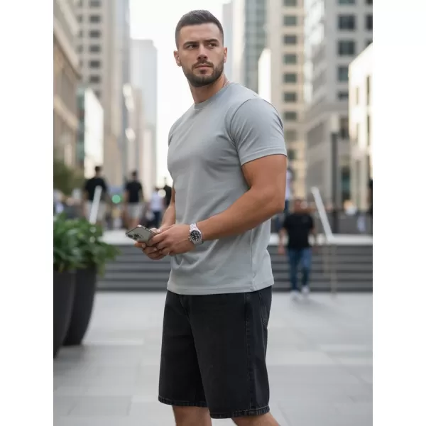  Herren-T-Shirt DSTREET RX5675 HELLGRAU 