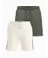 Herren-Shorts OMBRE Z128 CREME/OLIV
