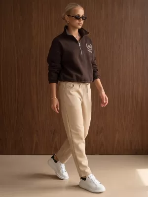 Damen-Sweatshirt DSTREET BY1572 BRAUN