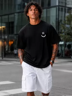 Herren-T-Shirt DSTREET NX1045R-BK-O SCHWARZ