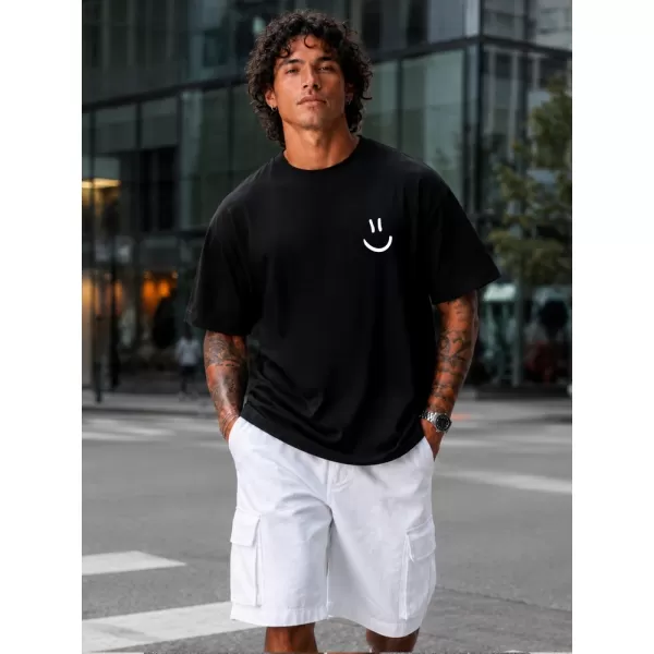  Herren-T-Shirt DSTREET NX1045R-BK-O SCHWARZ 