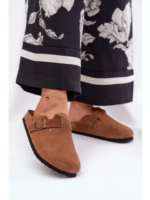Damenhausschuhe BIG STAR SHOES RR274A387 BRAUN/BEIGE