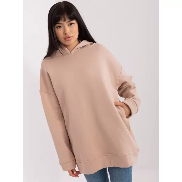  Damen-Sweatshirt BASIC FEEL GOOD RV-BL-8042.00P DUNKELBEIGE 