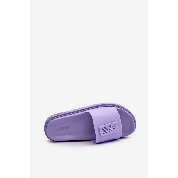  Damenhausschuhe BIG STAR SHOES LL274426 VIOLETT 