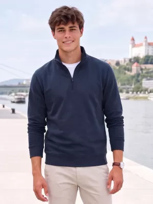 Herren-Sweatshirt MALFINI SUMMIT 429 MARINEBLAU