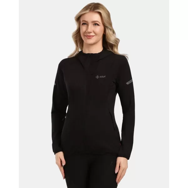  Fleece-Sweatshirt für Damen KILPI MEMPHIS-W 1L0201KI SCHWARZ 