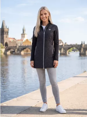 Hybridmantel für Damen ALTISPORT IRYSA SCHWARZ